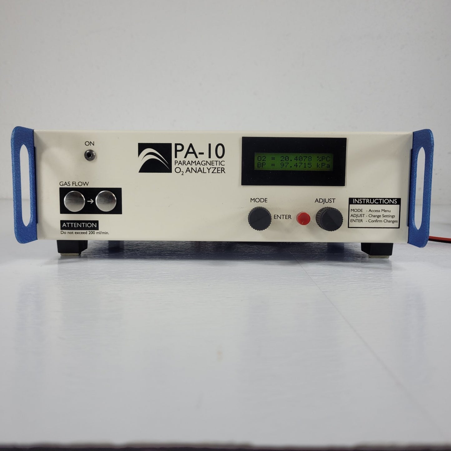 TESTED Sable Systems PA-10 Paramagnetic O2 Analyzer 0-100% Range 0.0001% Res.