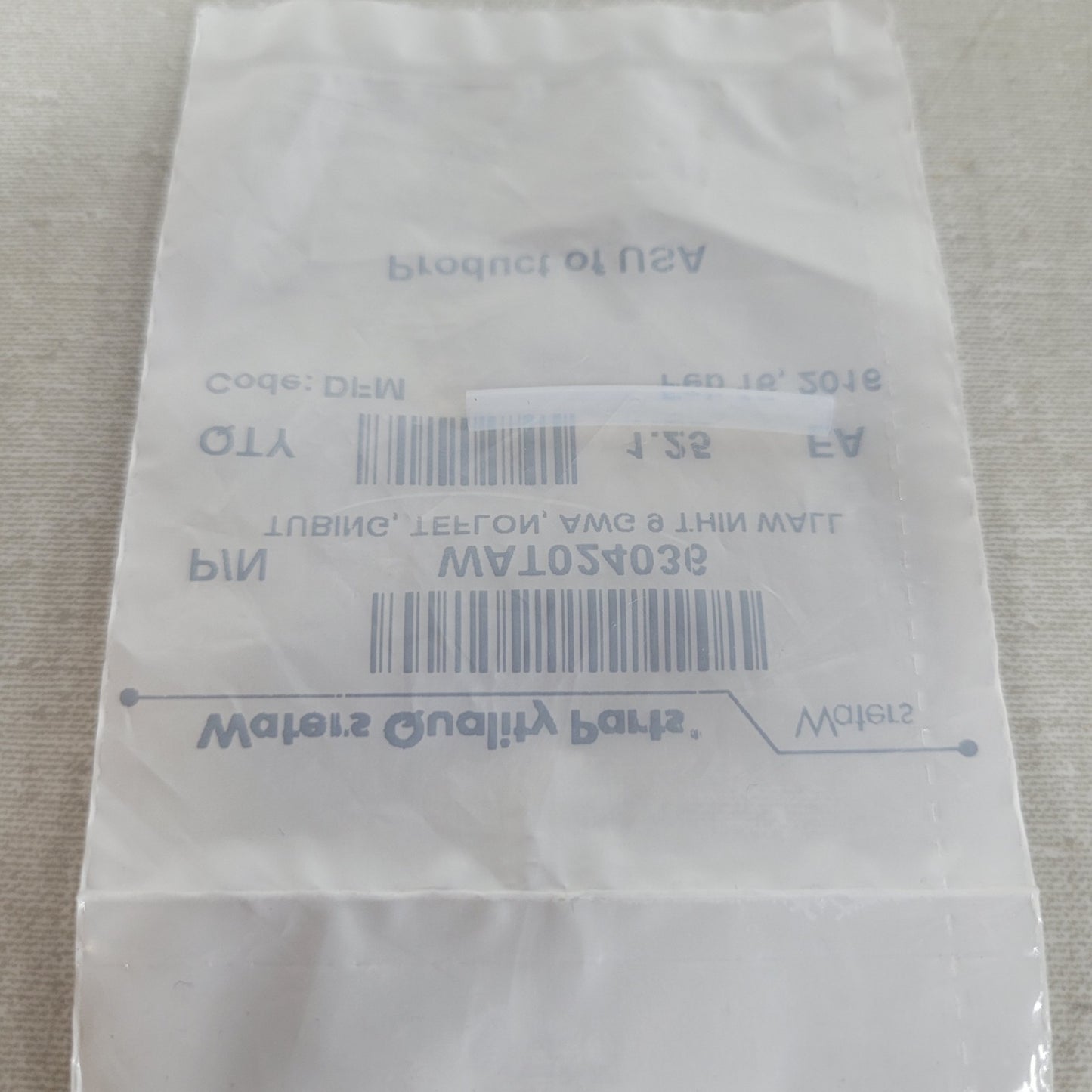 Waters WAT024036 AWG 9 PTFE Teflon Tubing HPLC Solvent Filter Connector