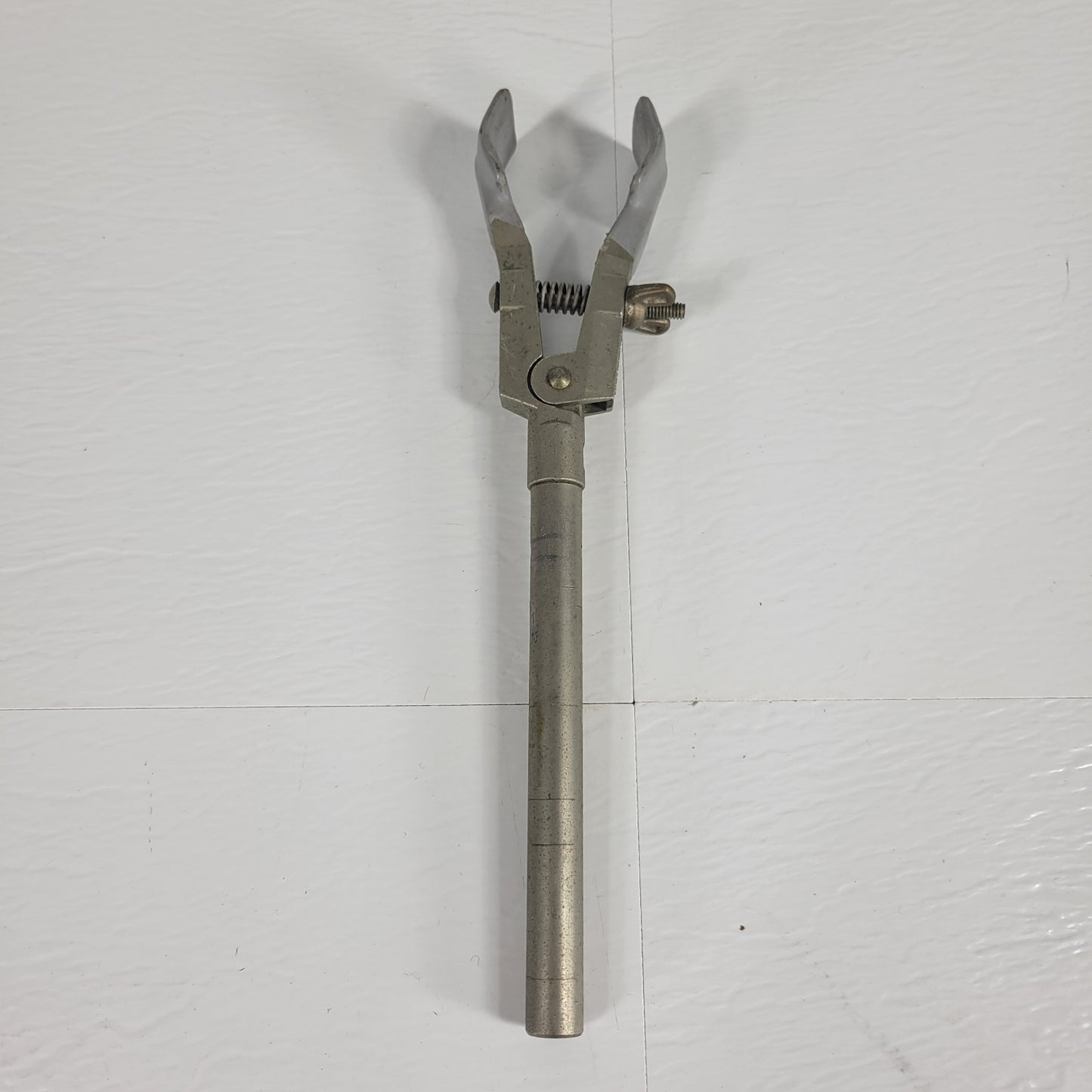Lot Of 10 Talon 1" 2-Prong Lab Clamps 8" Long 8/10 Single 2/10 Double Adjustment