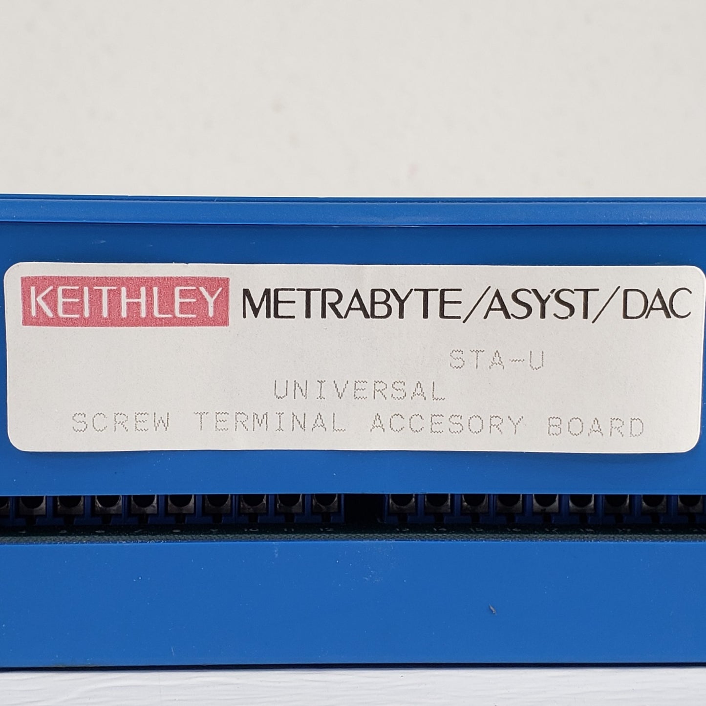 Keithley MetraByte STA-U Universal Screw Terminal Accessory Board STAU