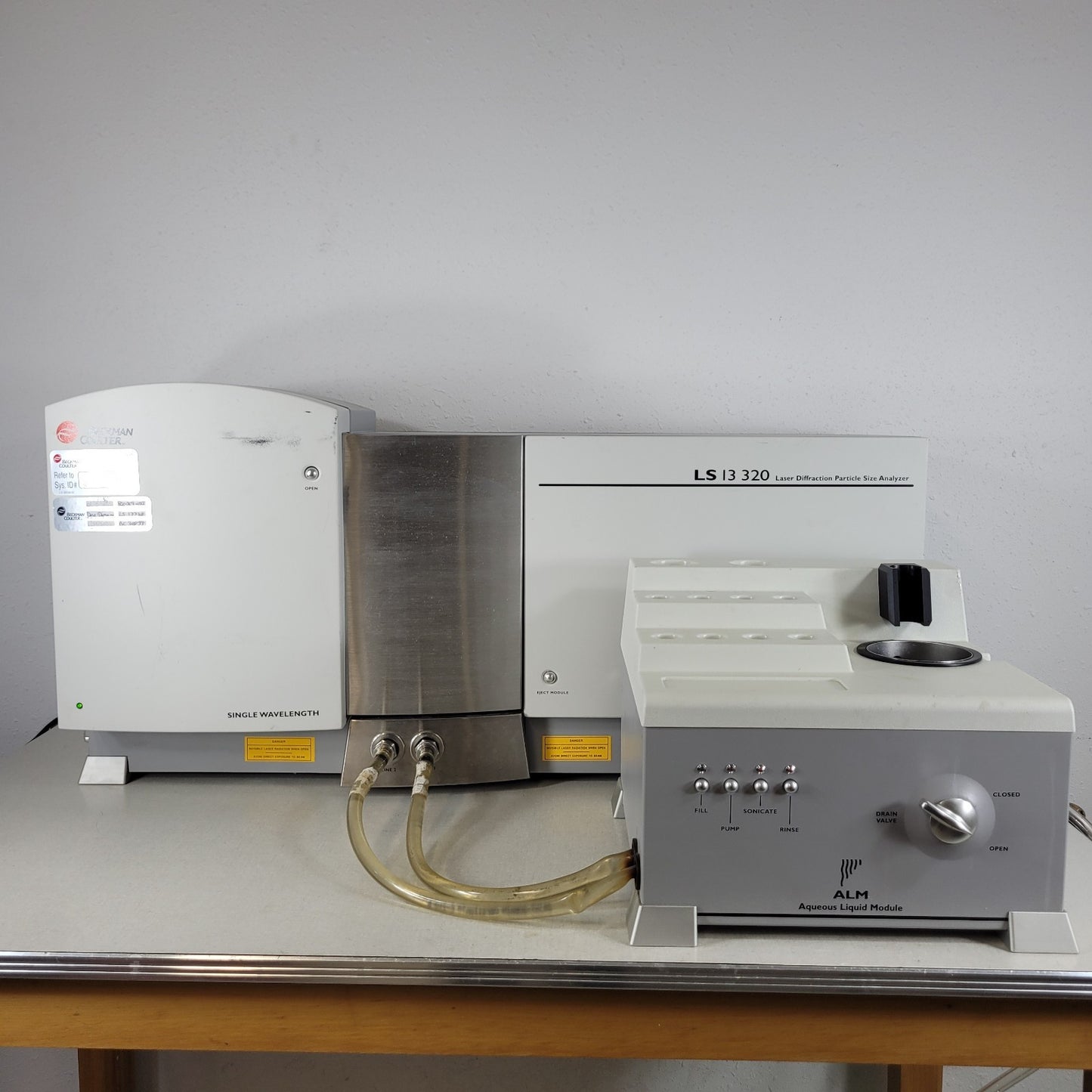 TESTED Beckman Coulter LS 13 320 Particle Size Analyzer w/ ALM Module & Computer