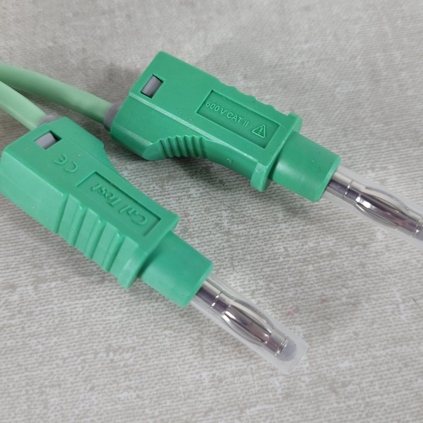 Cal Test Multi-Contact XZG425/SIL Green 4mm Stackable Banana Test Lead Cable