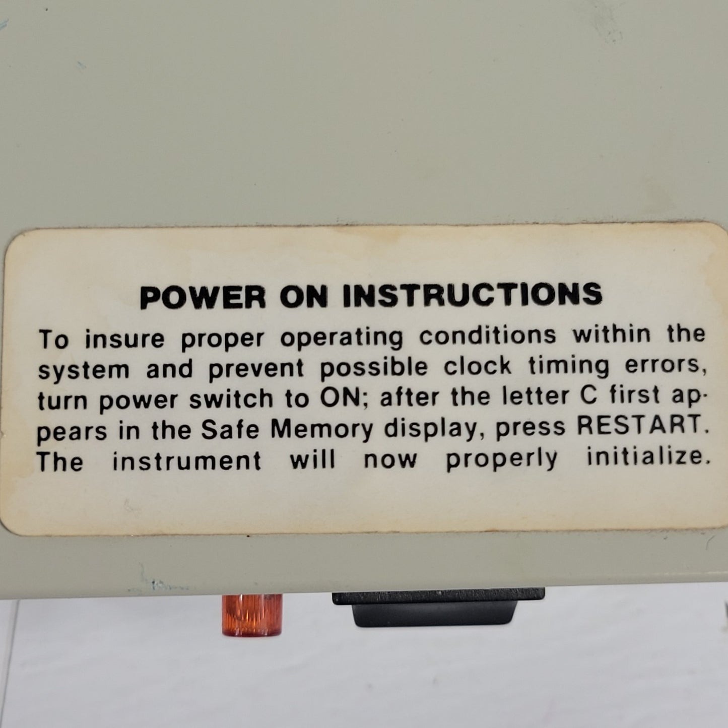 TESTED Perkin-Elmer Lambda 3B UV-Vis Remote Start/Restart Switch LP34 Connector