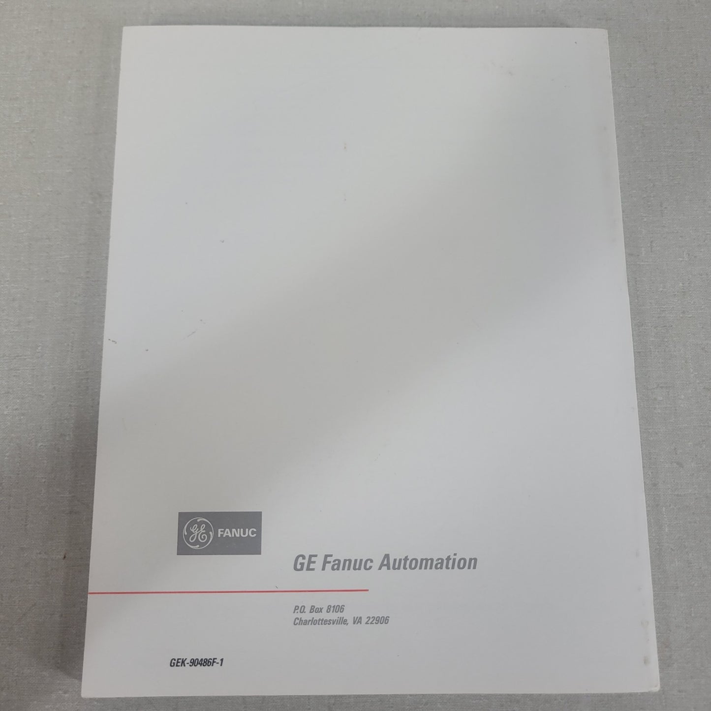 GE Fanuc GEK-90486F-1 Genius I/O System Communications PLC User Manual Original