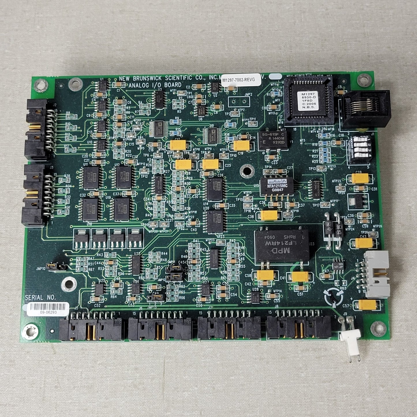 Eppendorf New Brunswick M1297-7002 Rev G Analog I/O Board for CelliGen BLU Biore