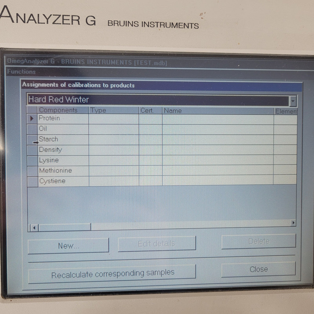 TESTED Bruins OmegAnalyzer G NTEP NIR Grain Seed Protein Moisture Analyzer