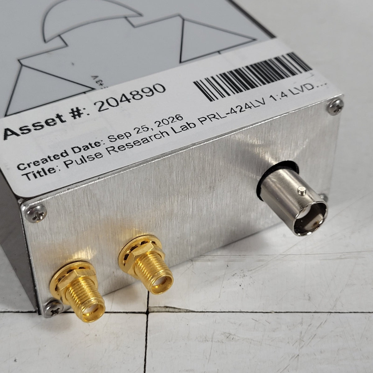 Pulse Research Lab PRL-424LV 1:4 LVDS Fanout Buffer Line Driver 1.25GHz TTL