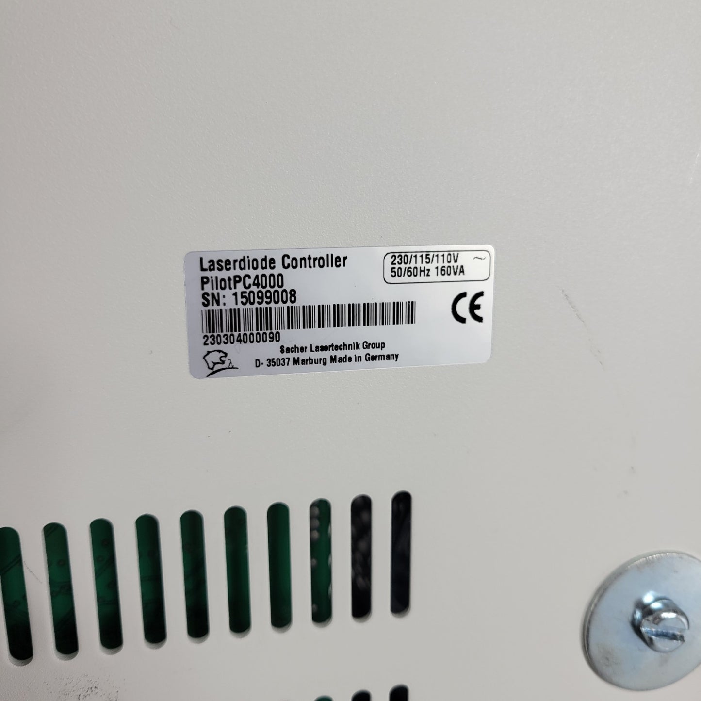 Sacher Lasertechnik Pilot PC 4000 Laser Diode Controller Photodiode Temperature