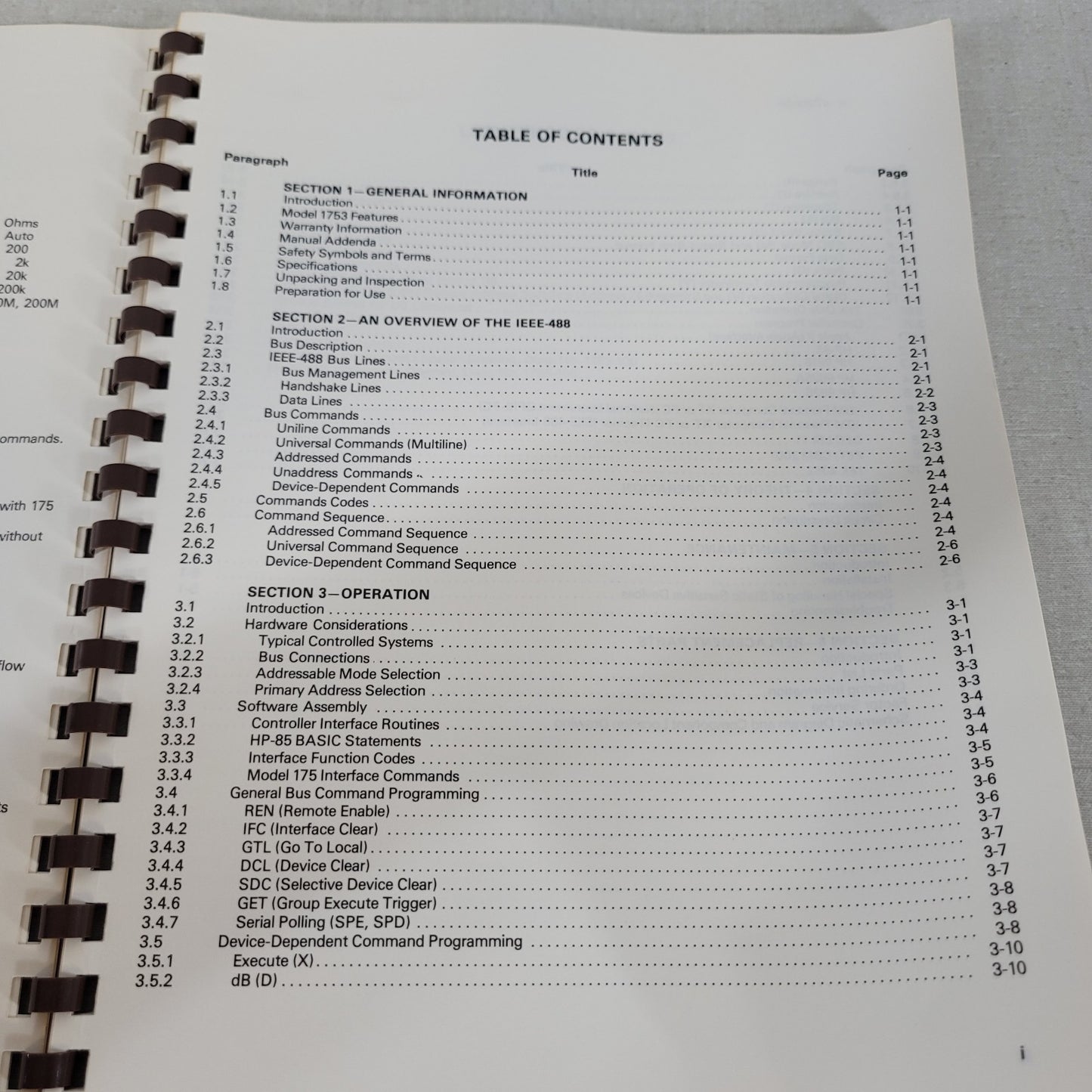 Keithley 1753 IEEE-488 Interface Instruction Manual 1753-901-01C May 1984