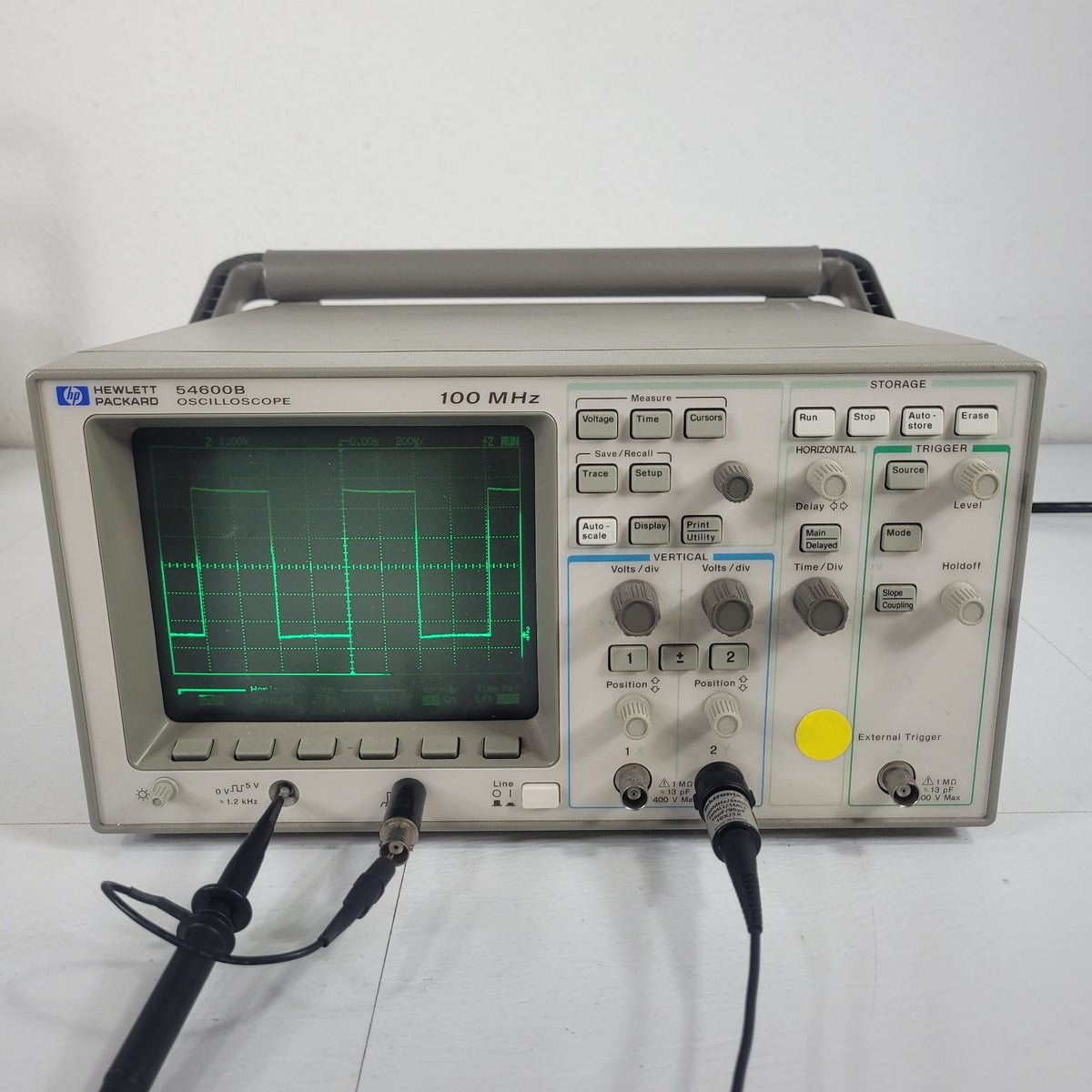 TESTED HP 54600B 100MHz 2-Channel 20MS/s Digital Storage Oscilloscope DSO