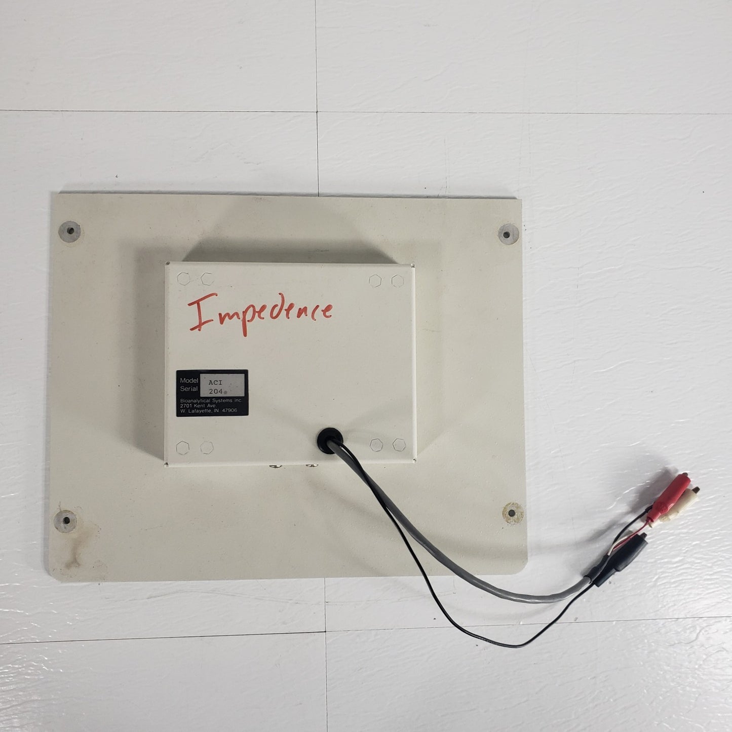 Bioanalytical Systems BASi AC Impedance ACI DB37 Pos Neg Ground Cable C2