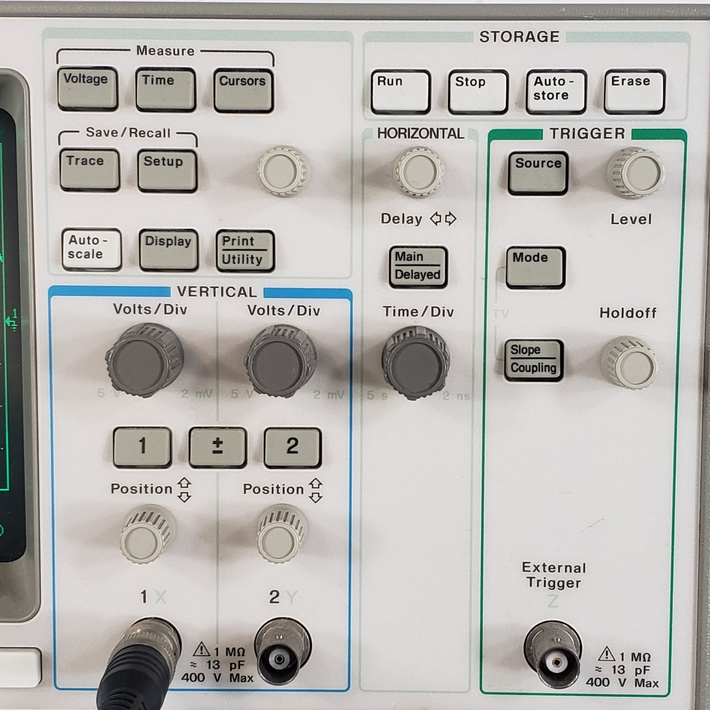 TESTED HP 54600A 100MHz 2-Channel Oscilloscope w/ 54650A HP-IB GPIB Module