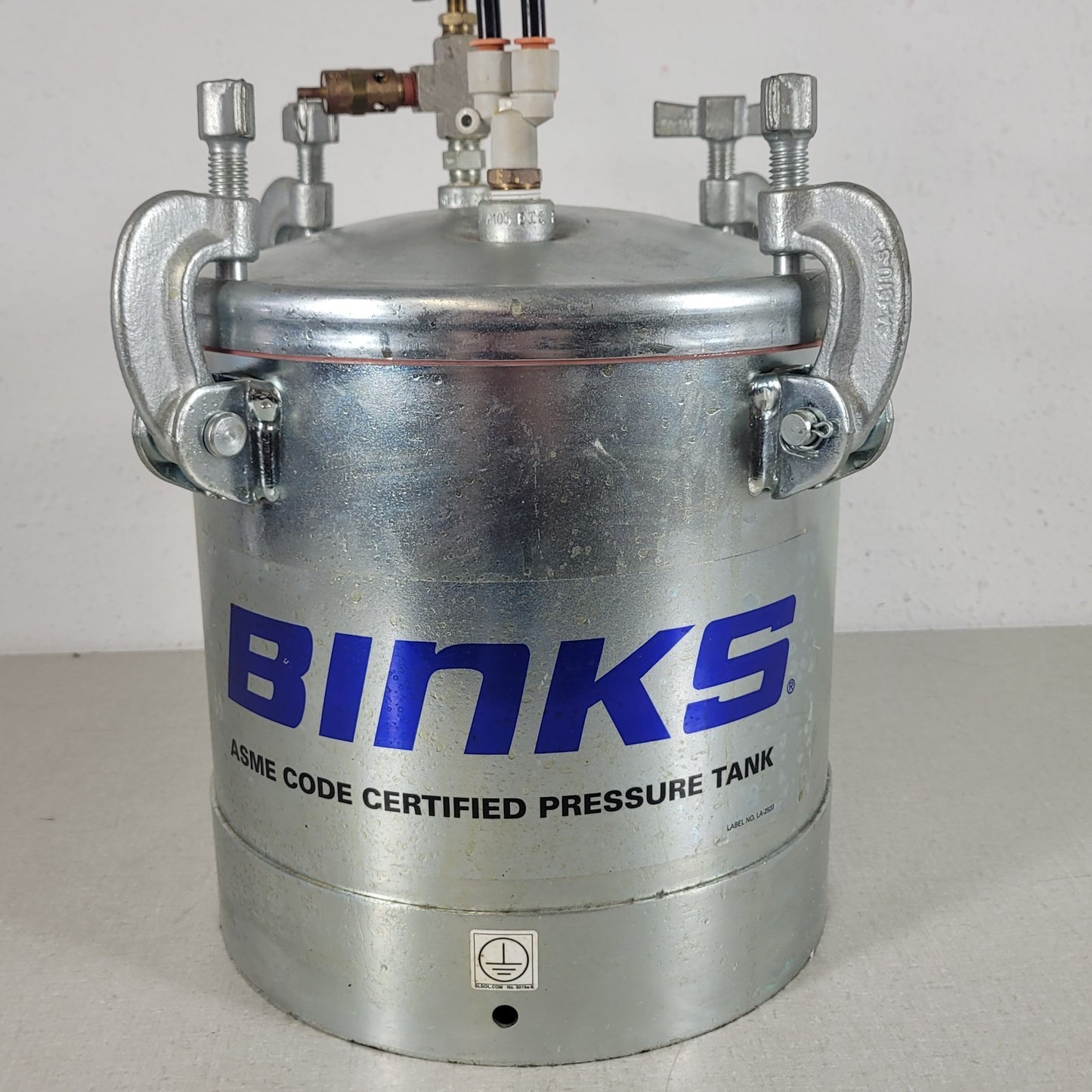 New Precision Technology CP16-4 Robotic Dispensing System w/ Binks Pressure Tank