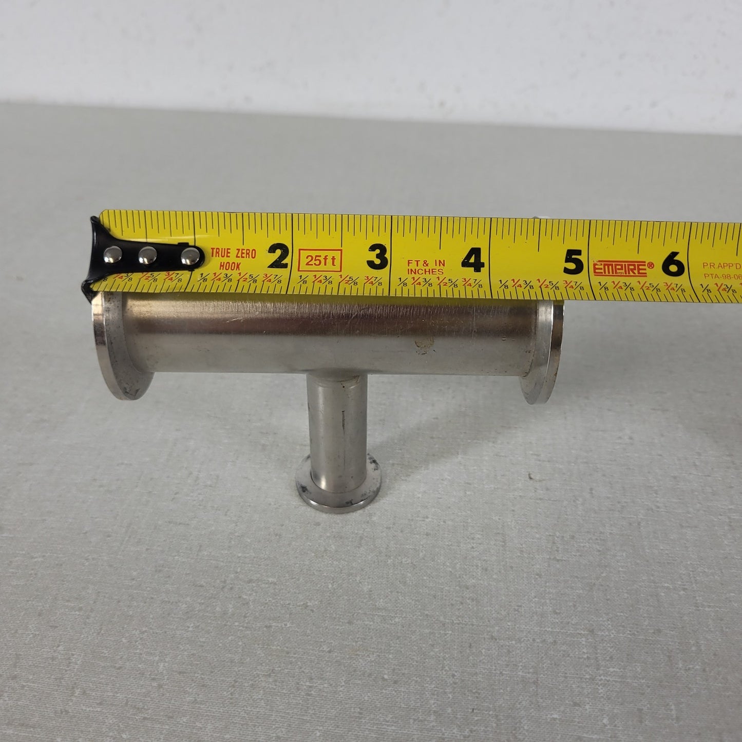 KF40 NW40 Long Tee KF16 NW16 UHV Ultra High Vacuum SS Stainless Reducing Adapter