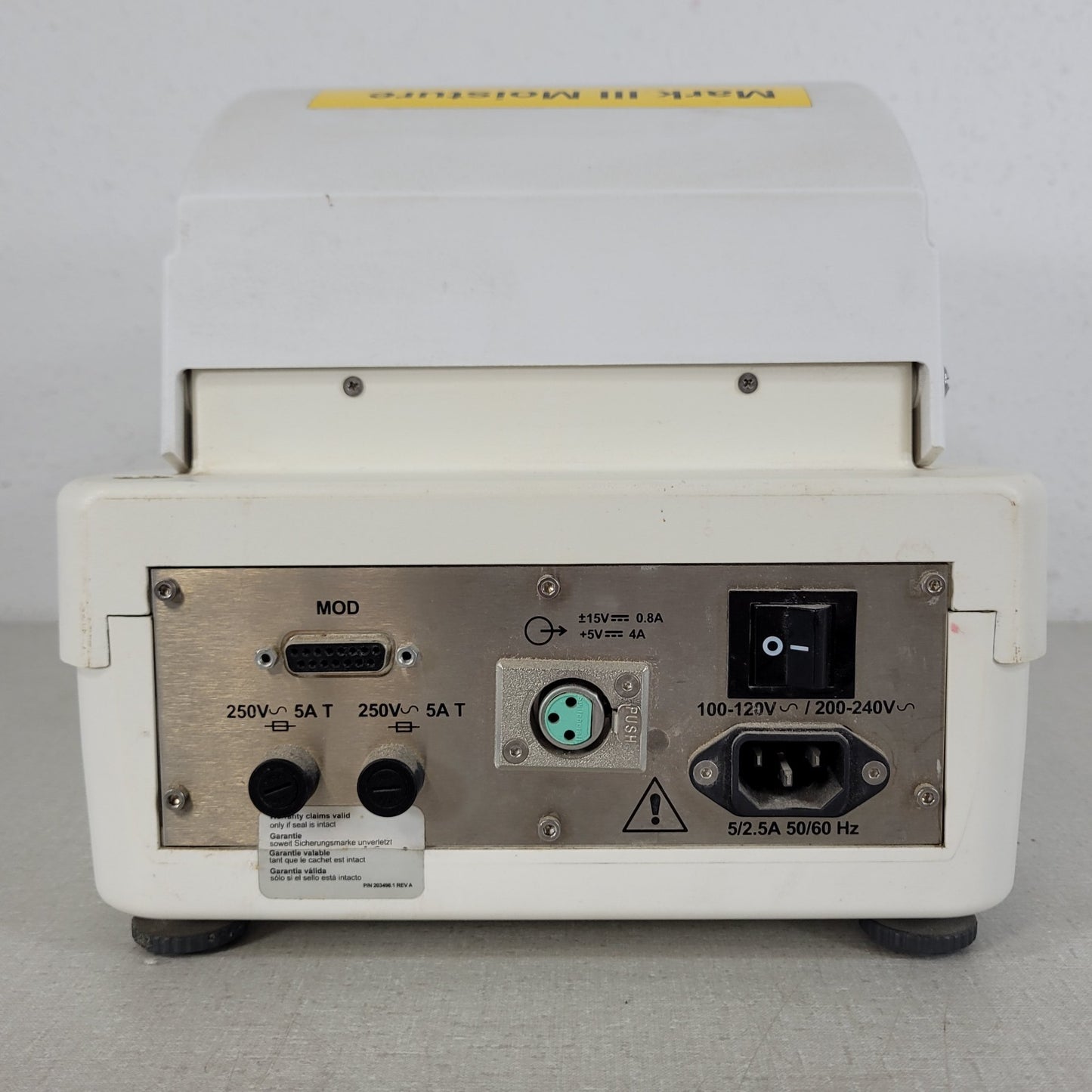 Sartorius LMA110SQ-000U Mark 3 LTE Infrared Quartz Heater Moisture Analyzer