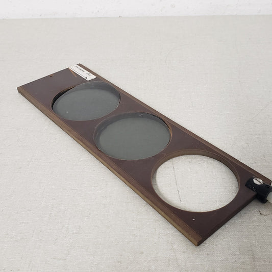 Vintage 3 Position Polaroid HN Linear Polarizing Optical Filter Slide Carrier