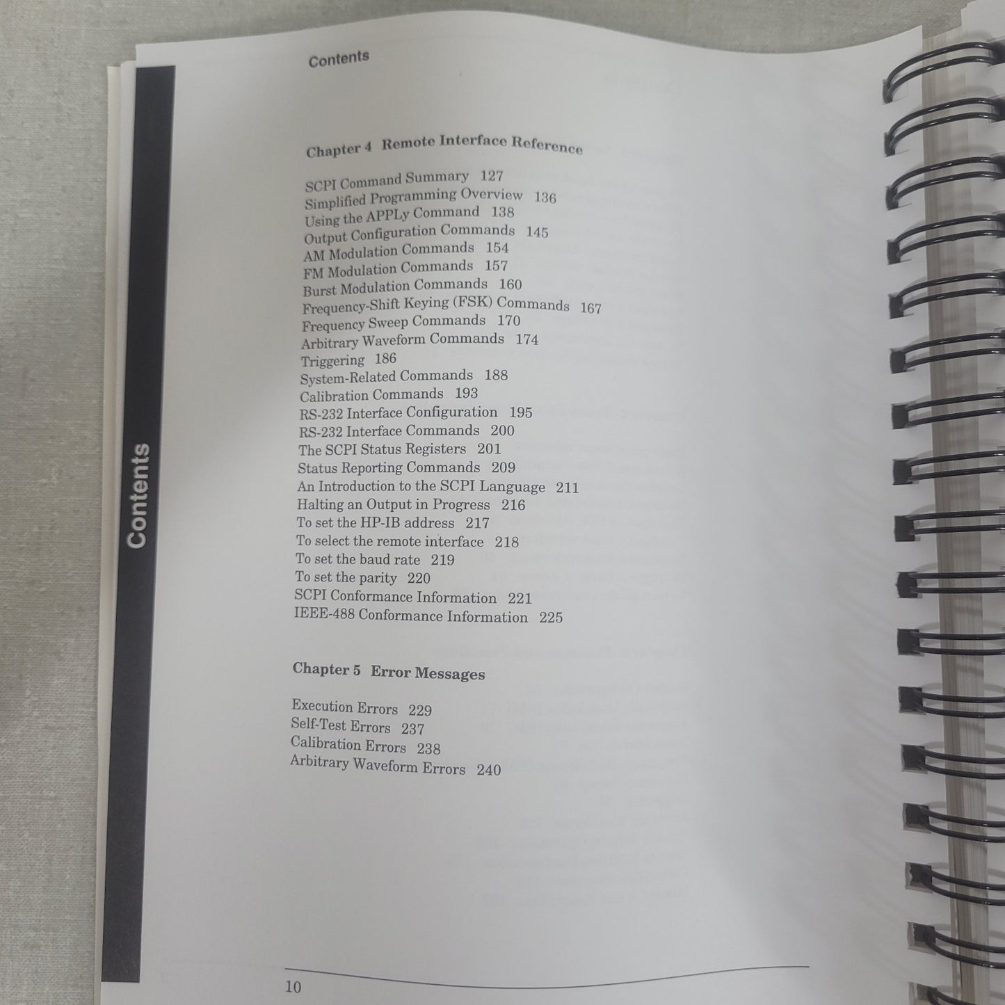 HP 33120-90005 33120A 15MHz Function Arbitrary Waveform Generator User's Guide