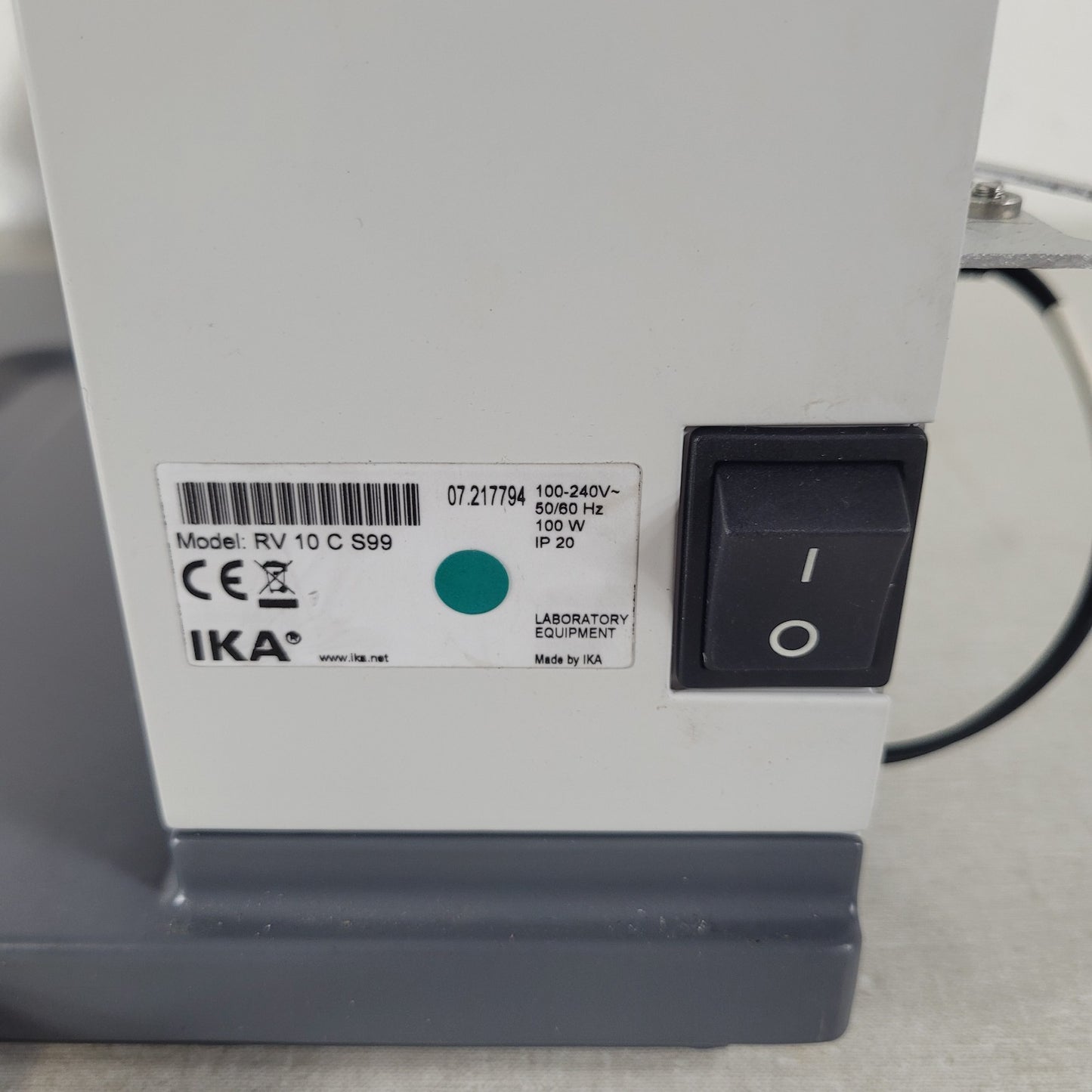 IKA RV 10 Control Rotary Evaporator Rotovap w/ Condenser 1L Flask No Bath