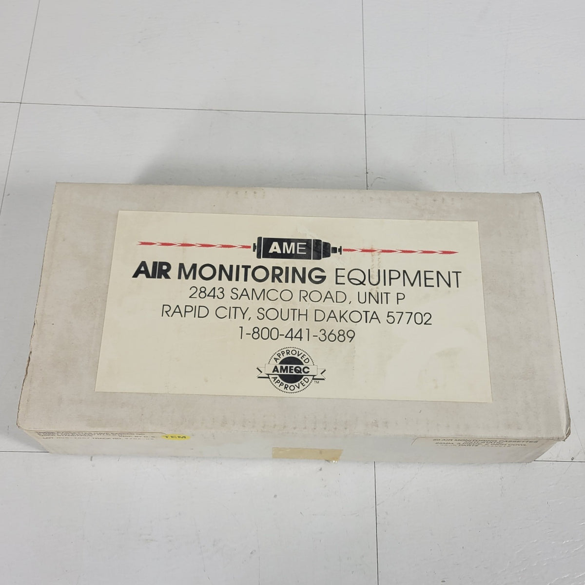AMEQC A32421B 50pk Asbestos TEM Air Sampling Cassettes 25mm 0.45um 2" Cowl