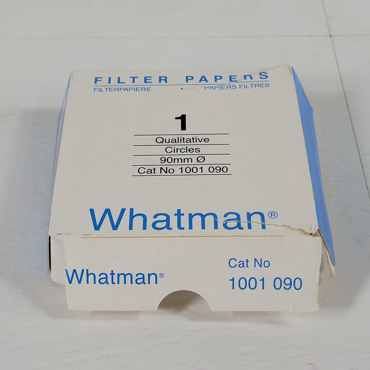 WHATMAN 1001-090 90mm Diameter Qualitative Filter Papers, Partial 100-Pack
