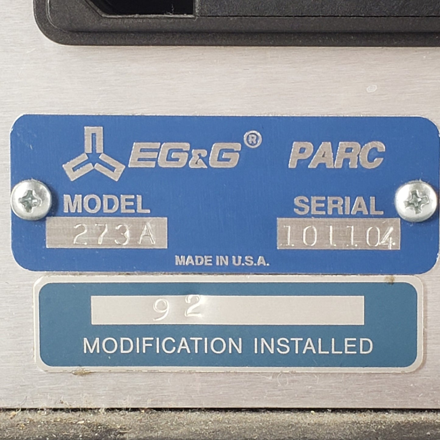 EG&G PAR Princeton Applied 273A Potentiostat Galvanostat BNC GPIB Cables