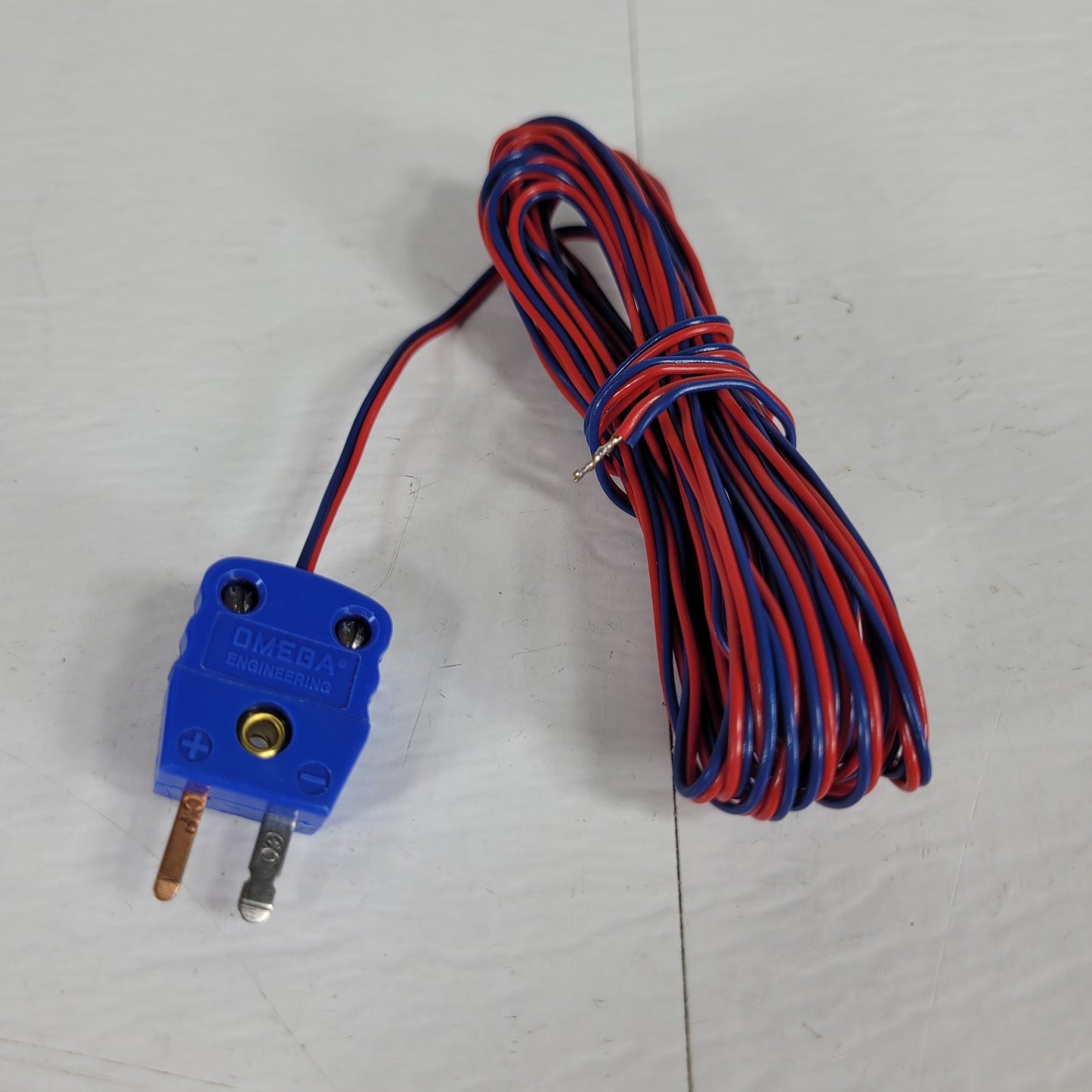 OMEGA Type T Thermocouple Temperature Probe 6ft Wire OSTW-T-M Male Plug