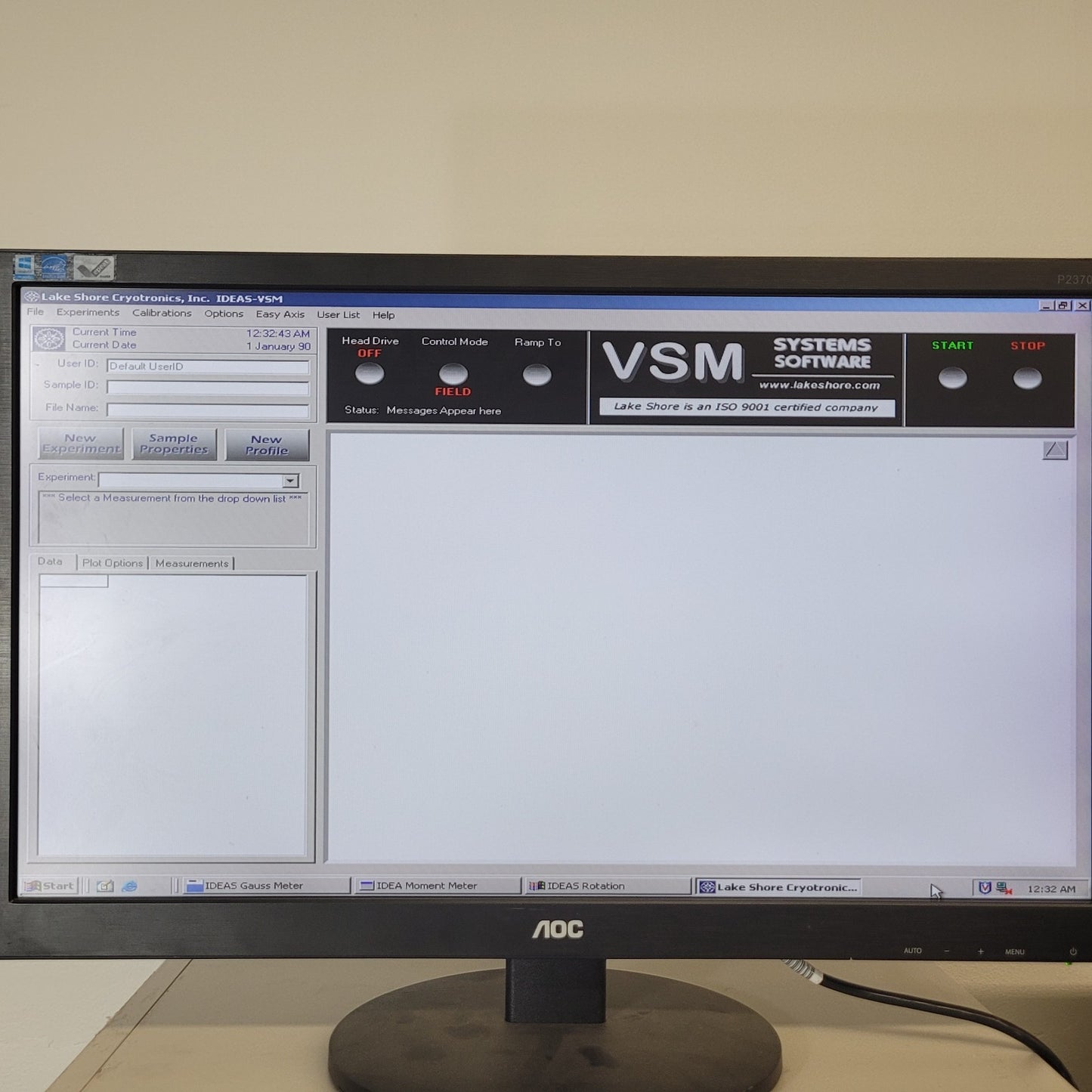 READ DESC LakeShore 7307 VSM Vibrating Sample Magnetometer System w/Ni Standard