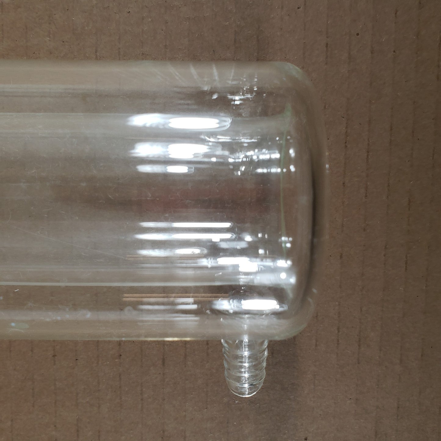 CHIPPED Custom Borosilicate Glass Tube Heat Exchanger Jacketed Condenser