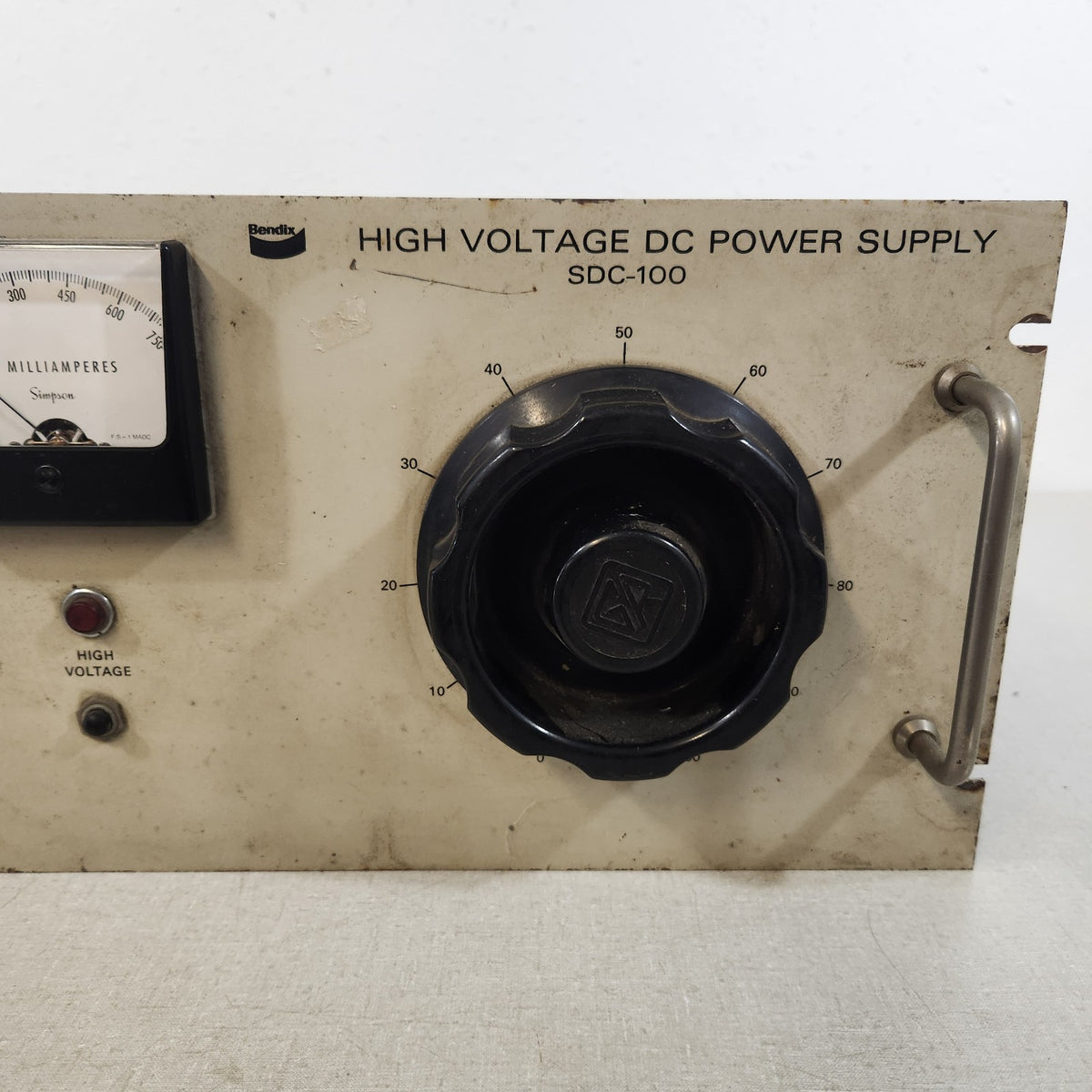 TESTED Bendix SDC-100 5kV Adjustable HV Hi Voltage DC Arc Discharge Power Supply