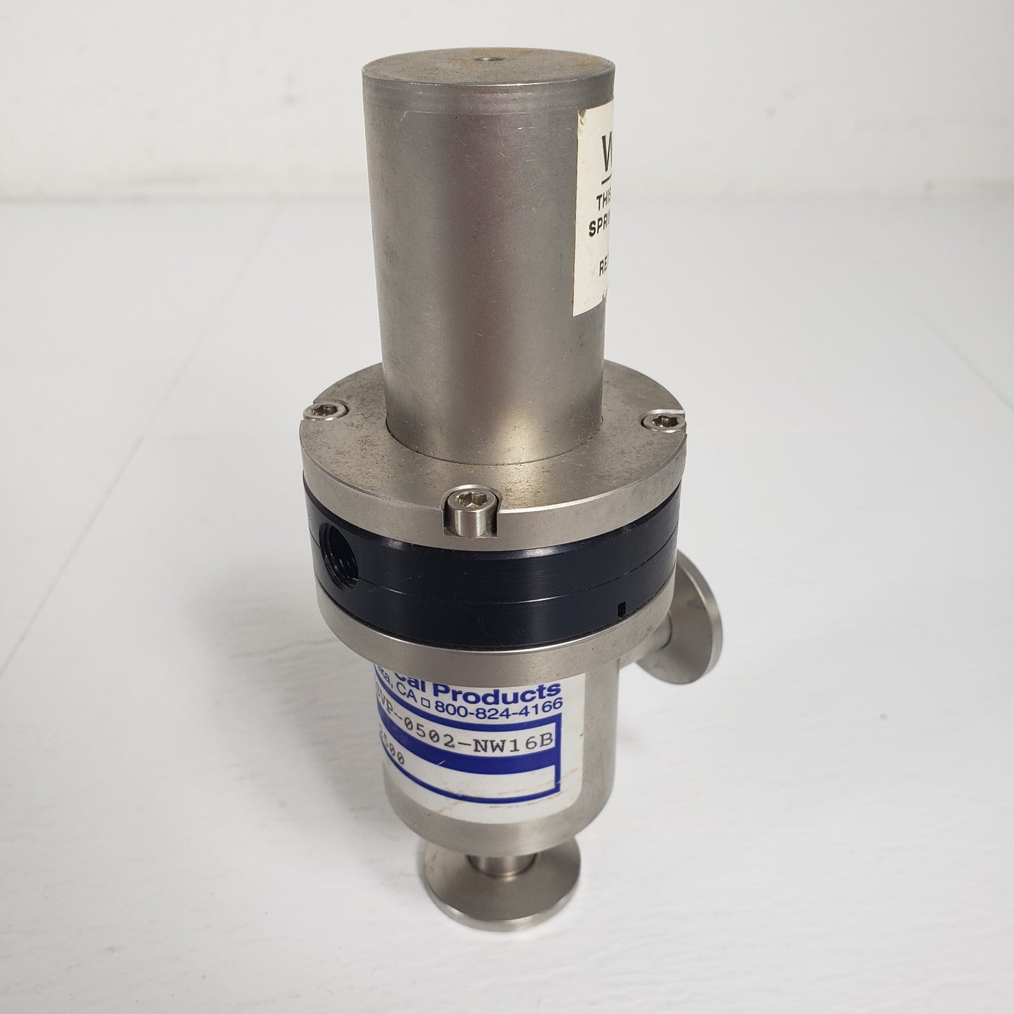 Nor-Cal Products ESVP-0502-NW16B 2-Way Pneumatic Angle Valve KF16 NW16 QF16