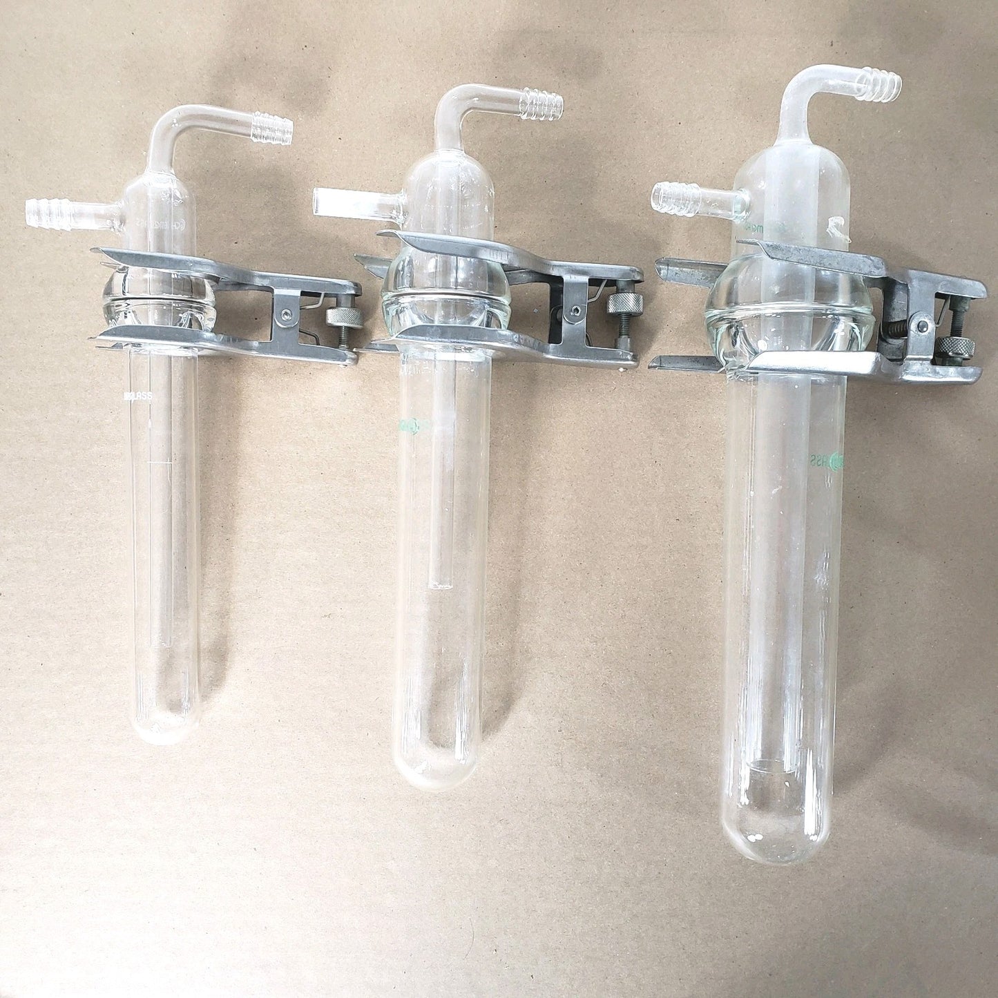 Chemglass CG-4513-10/11/12 Vacuum Trap Assembly #30/40/50 O-Ring Joint w/Clamps