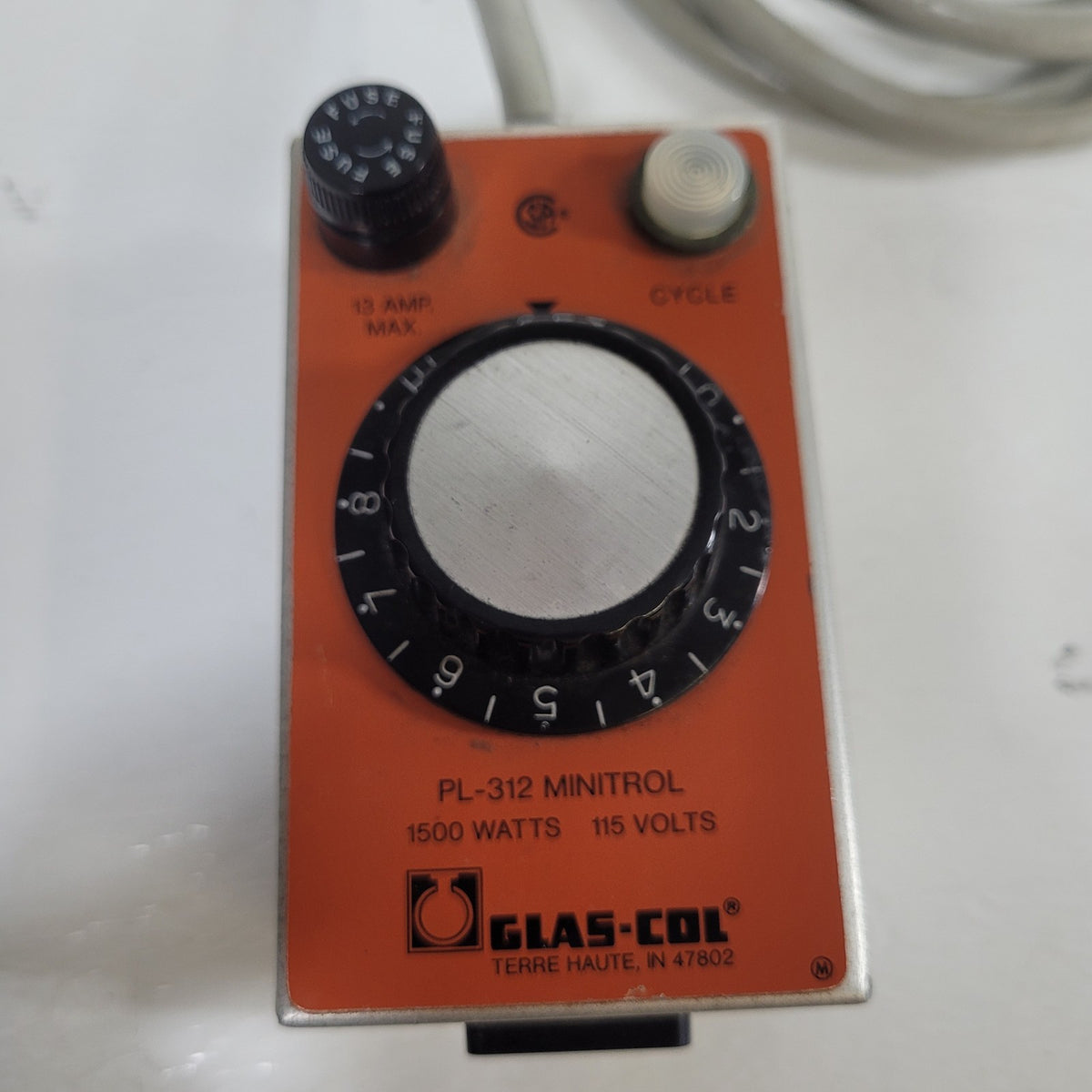 Glas-Col PL-312 Minitrol 1500W 115V Heating Mantle Power Control 13A Tested