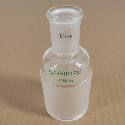 Chemglass CG-1000-31 Reducing Connector Top Neck 24/40 To Bottom Neck 55/50