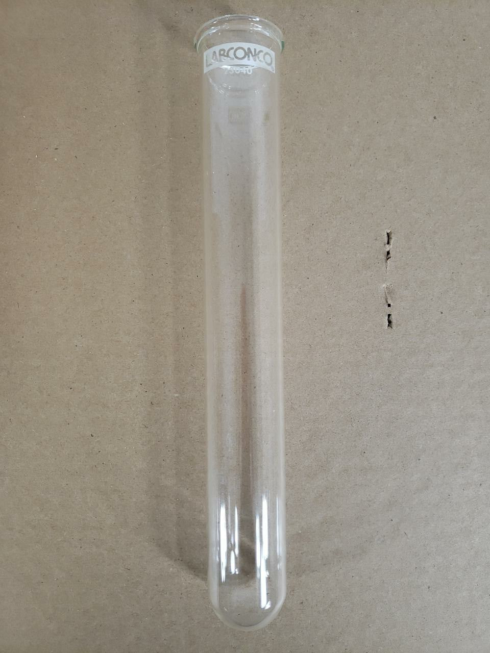 Labconco 23040 250mL Straight Kjeldahl Digestion Tube Borosilicate Glass