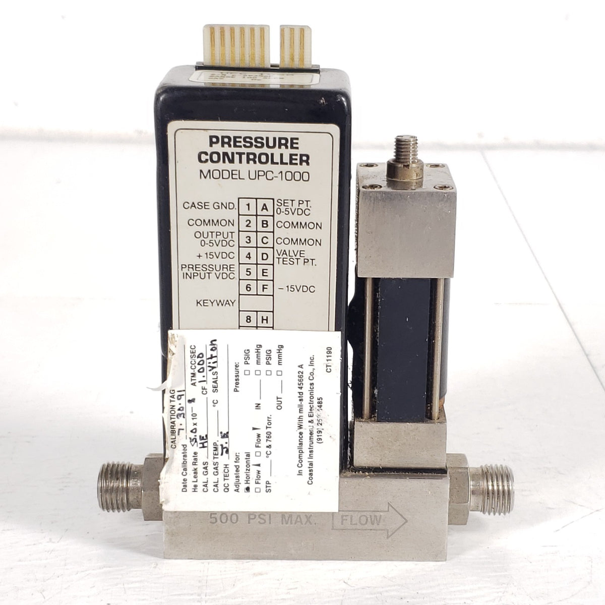 UNIT Instruments UPC-1000 100 SCCM He Helium Pressure Controller 500 PSI