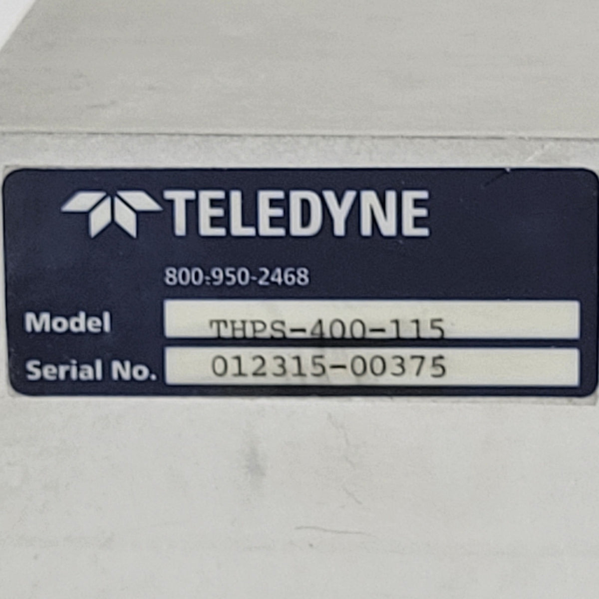 Teledyne Hastings THPS-400-115 PowerPod 400 4CH MFC Controller Readout Copy titl