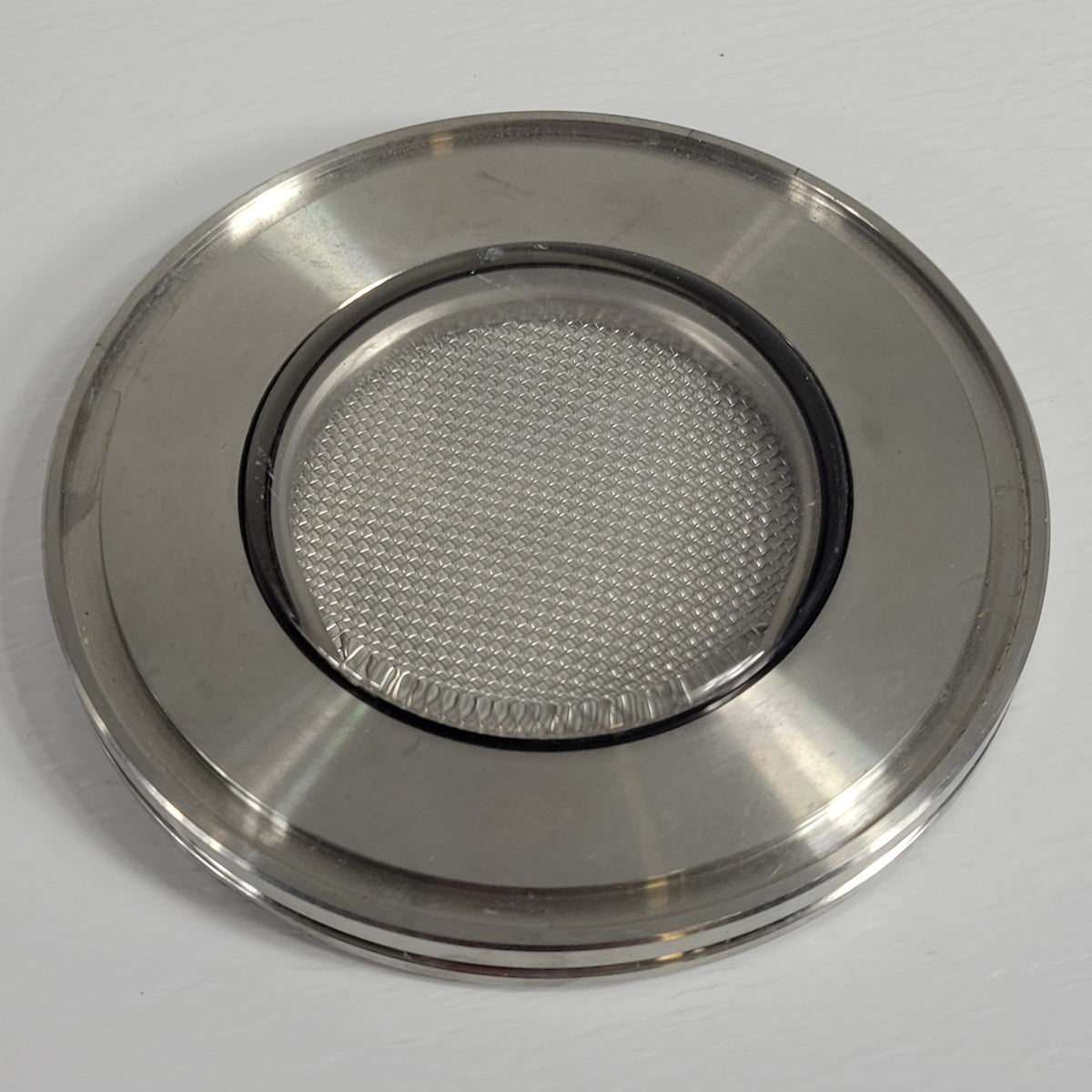 DN100 ISO-K High Vacuum Viewport Sight Glass w/ Welded Wire Mesh Screen