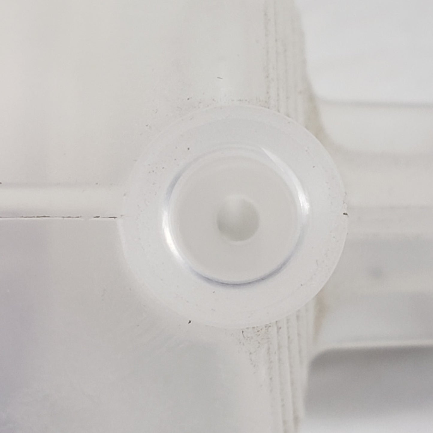 Transparent Threaded Inline Fuel Filter for Small Engines, Flow Direction Shown