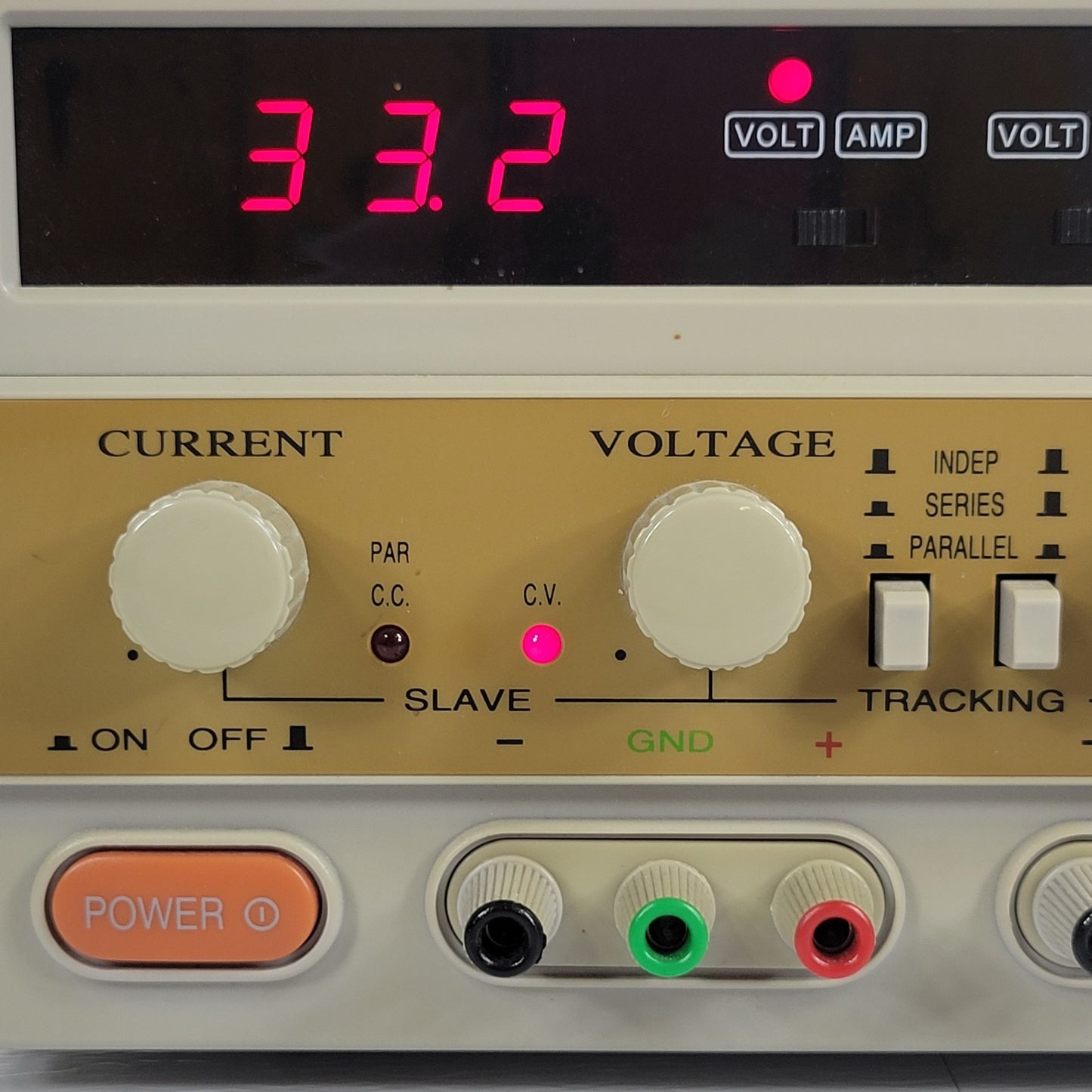 TESTED RSR HY3005-3 Triple Output Linear DC Bench Power Supply 2x30V 5A +5V