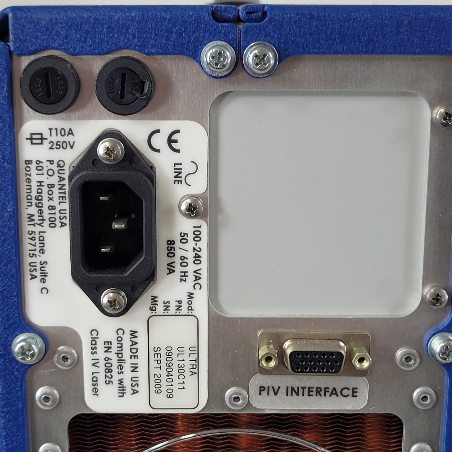 Quantel Big Sky Ultra ICE450 Nd:YAG Laser Power Supply 1750903001 UL130C11