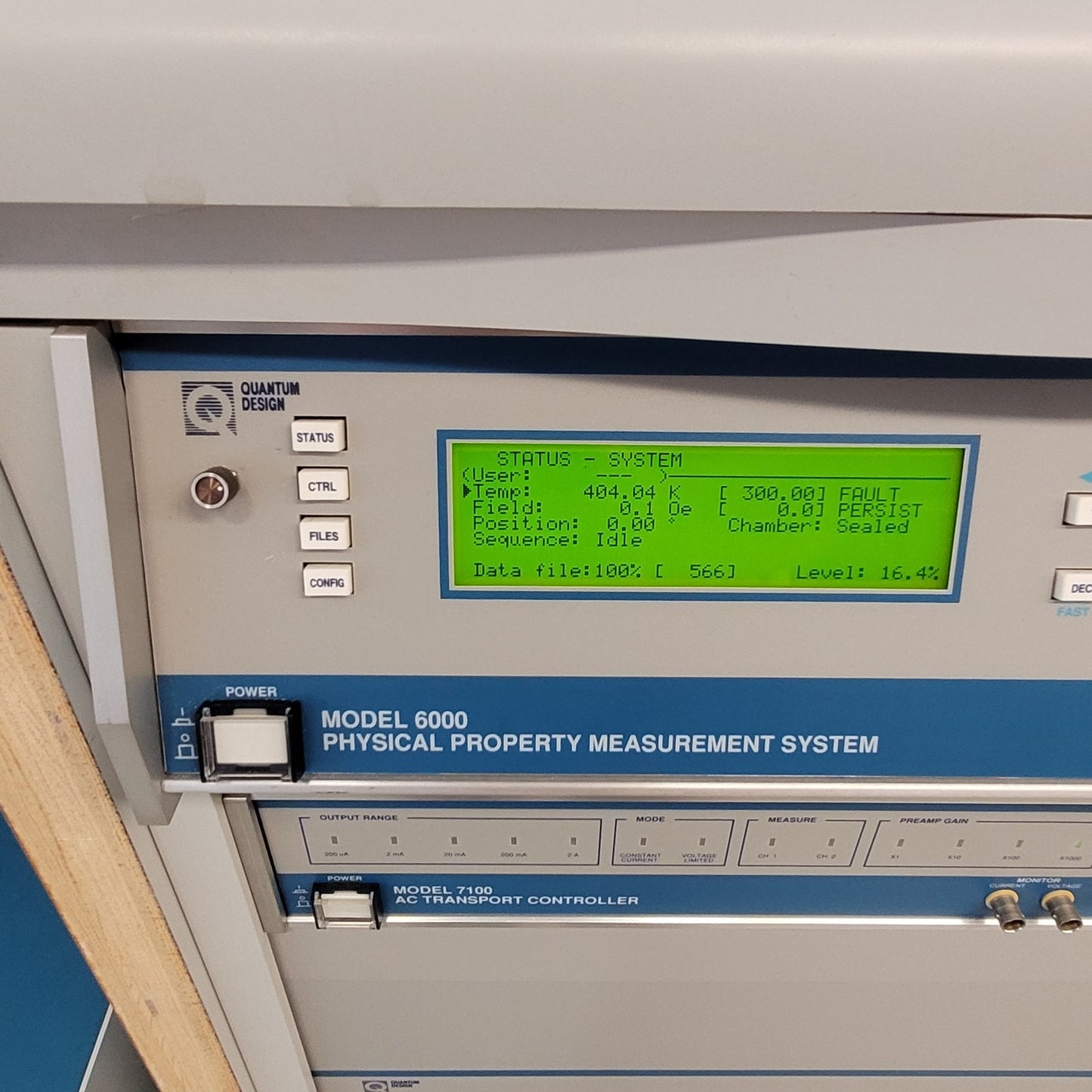 Quantum Design PPMS 6000 9T System w/ VSM, VSM Oven, ACMS & AC Transport