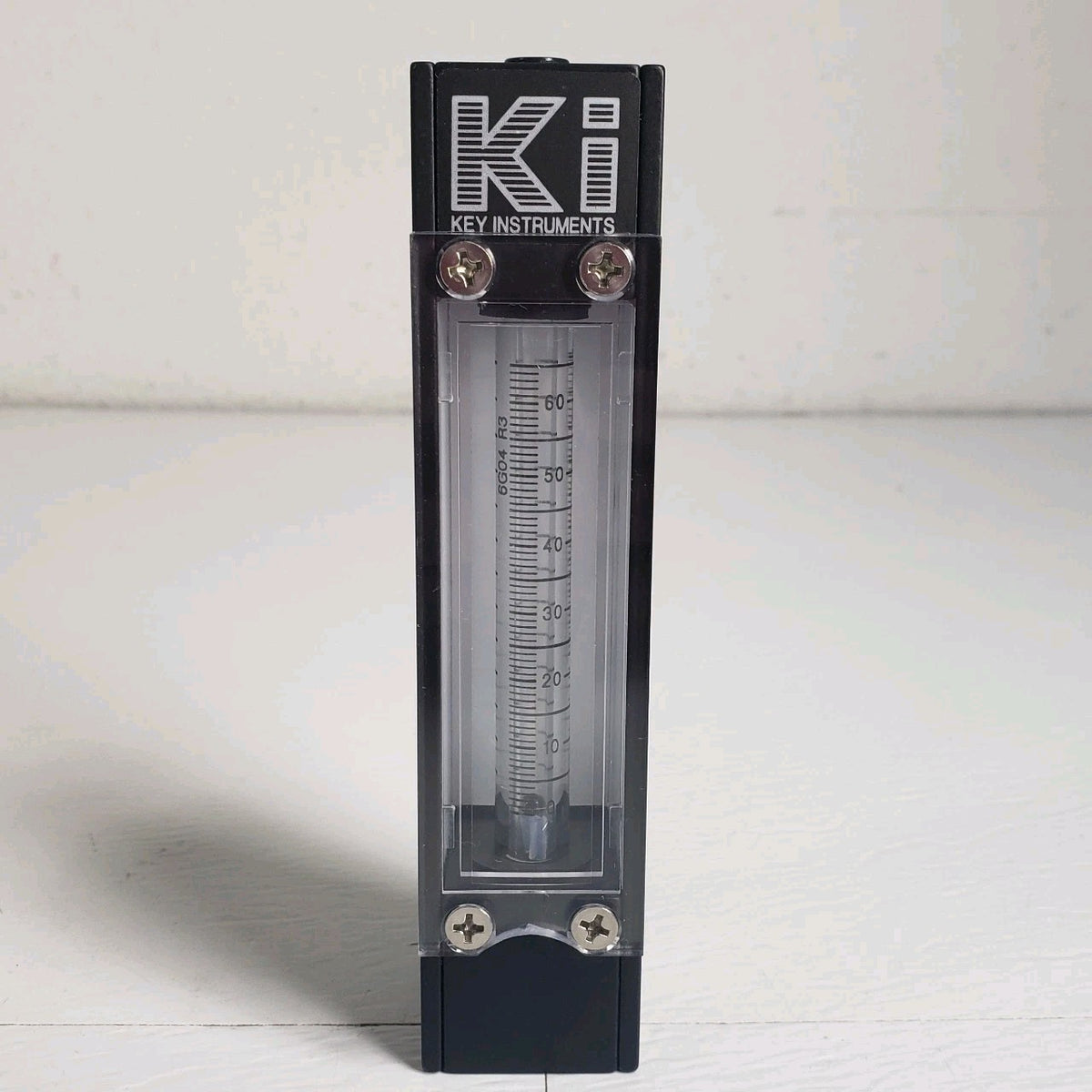 Key Instruments GS60710 65mm Glass Tube Flowmeter 6000 CCM Air Panel Mount