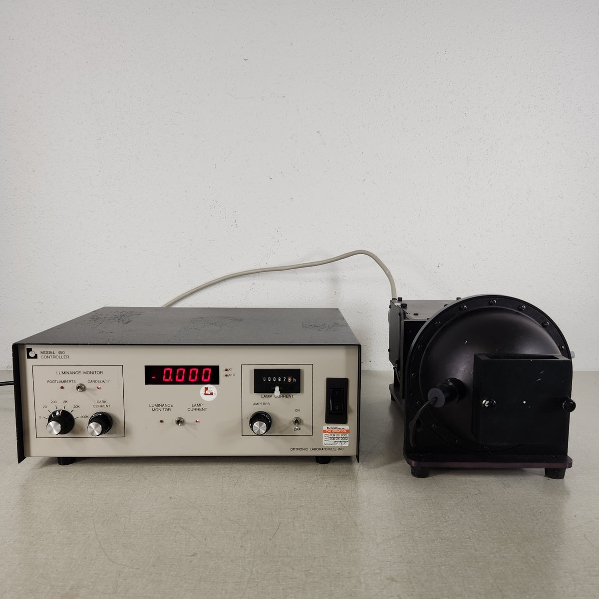 TESTED Optronic Labs 450 Controller 455-6-1 Luminance Calibration Source