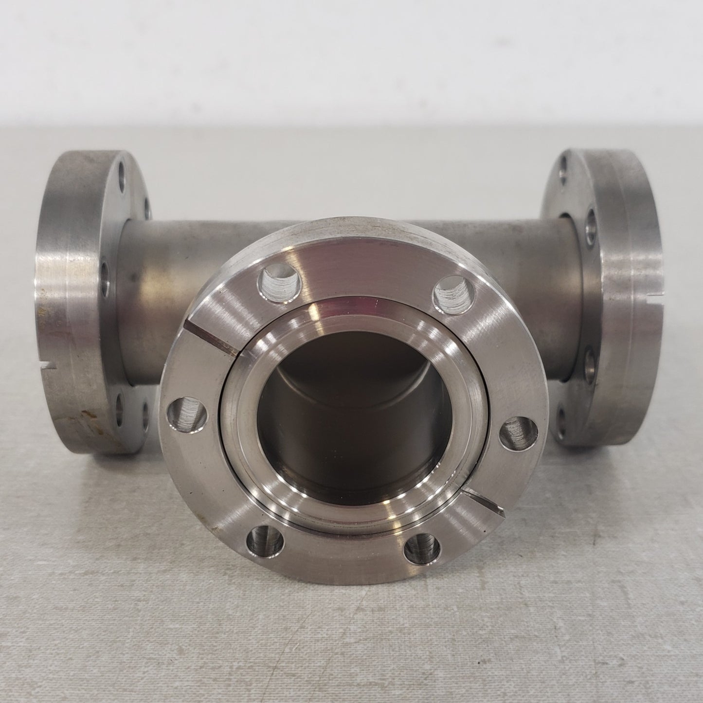 DN35CF 2.75" CF Conflat 3-Way UHV High Vacuum Tee 2 Rotatable 1 Fixed SS Vacuum