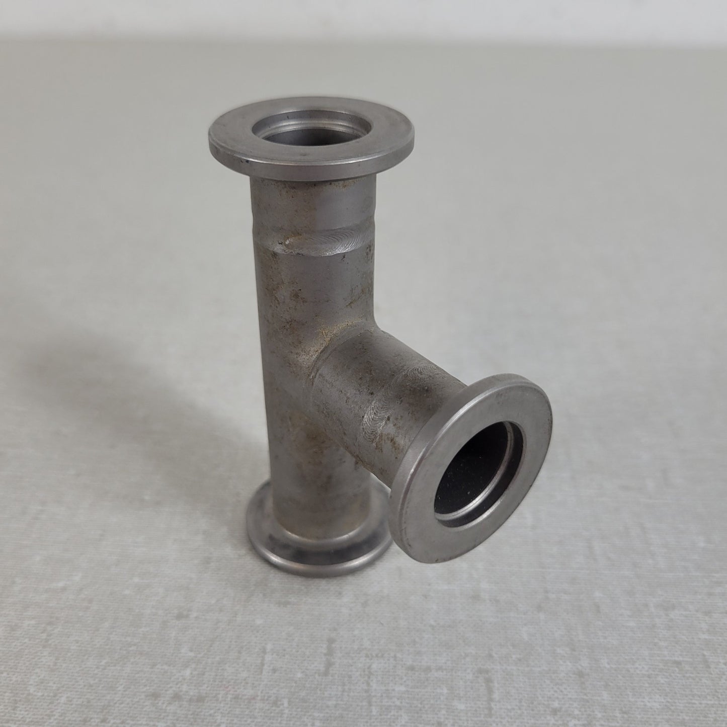 KF16 NW16 QF16 High Vacuum 3-Way Stainless Steel Tee HV UHV Splitter