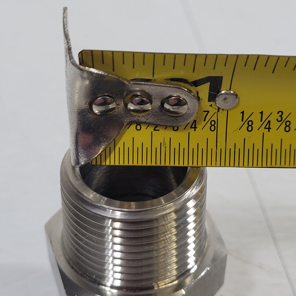 Stainless Steel 1/2in Tube Compression x 1/2in Male NPT Connector Fitting Body