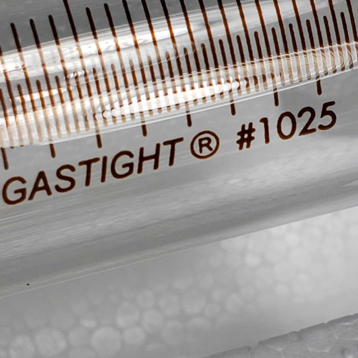 HAMILTON 82520 1025TLL 25.0ml Srng, Gastight #1025, One Hub Broken