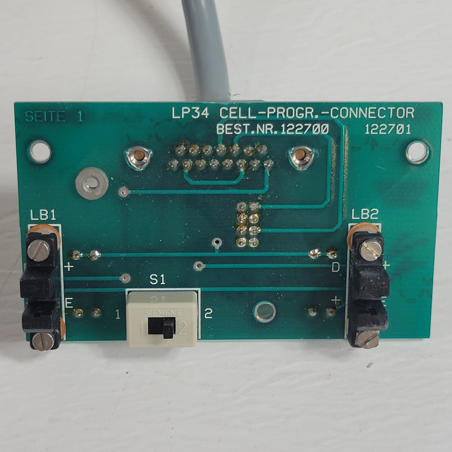 TESTED Perkin-Elmer Lambda 3B UV-Vis Remote Start/Restart Switch LP34 Connector