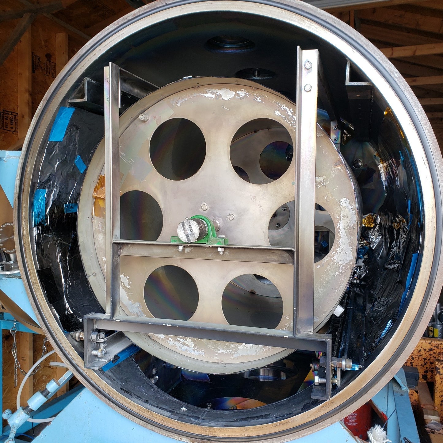 36in ID ~700L High Vacuum Sputter Coating Chamber Thin Film Deposition PVD