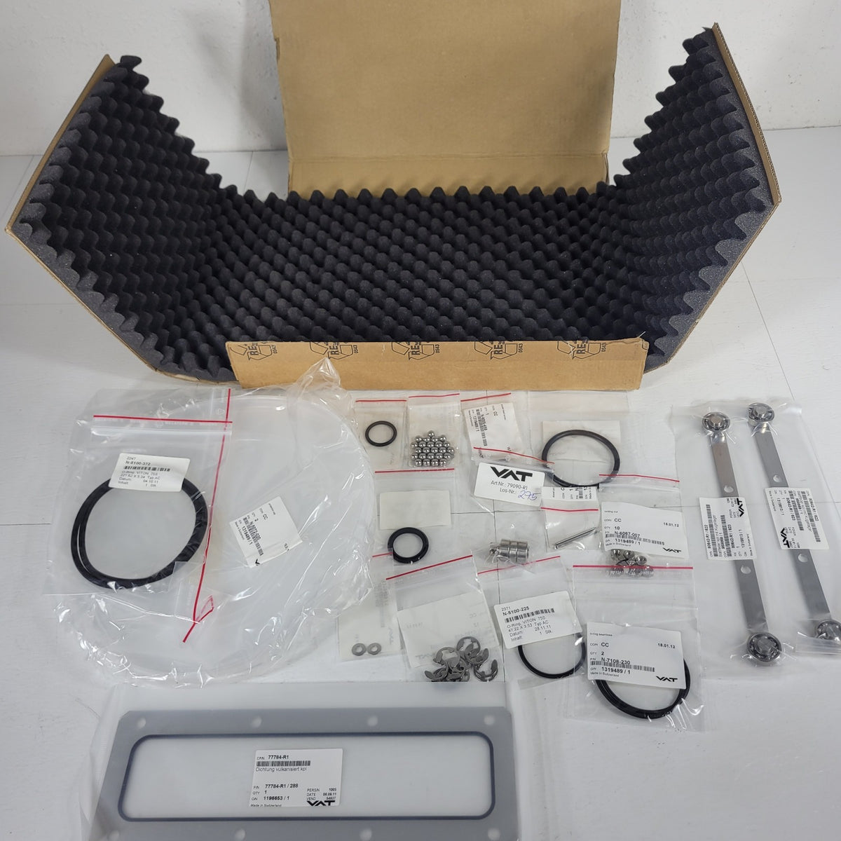 VAT 419088 DN200 Series 14 High Vacuum Gate Valve Spare Parts Kit NEW